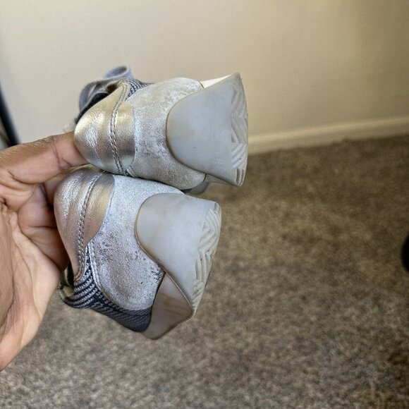 Ara Shoes Lilly Gray Knit Sneaker Walking Comfort Lace Up Fusion UK 5 US 7.5 - Picture 5 of 11